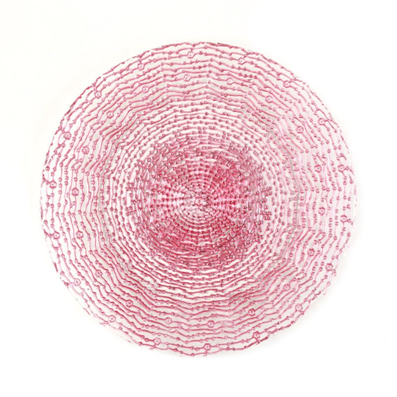 glass charger plate Wholesale Glass Charger Plate PZ-065 - Image 1